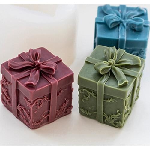 Christmas Gift Candle Mould gift shape Gypsum Mold For DIY Soap Making Funny