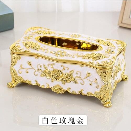 Restoration of high-grade rose tissue box plastic activities Zhou Hezhi family car 14 colors 14 toilet paper racks