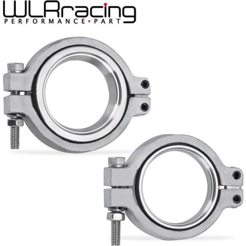 WLR RACING - Stainless Steel V band Flang/Clamp Set For MVR 44mm WASTEGATE V-band Kit WLR5834FC