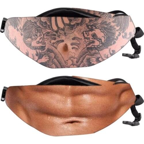 Funny Dad Bag Bell Waist Pack Belt Storage Bag for Outdoor Camping Hiking Traveling Waist Bag