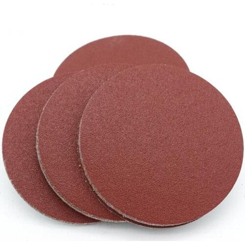100Pcs 120mm Hook Loop Pad Grit 60/80/100/120/150/180/240/320/400/600/800/1000 Sanding Discs Sandpaper