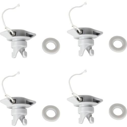 4pcs Inflatable Boat Air Valve Leak-Proof Kayak Air Gas Valve Kayak Valve Adapter Inflatable Boat Accessories Boat Kayak Canoe