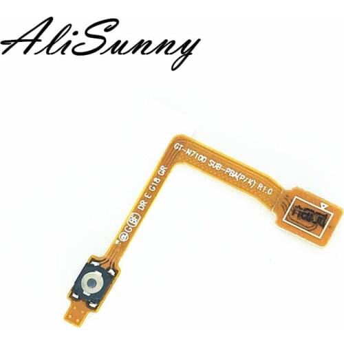 AliSunny 10pcs Power Button Flex Cable for SamSung Galaxy Note2 II N7100 Side Key Repair Parts