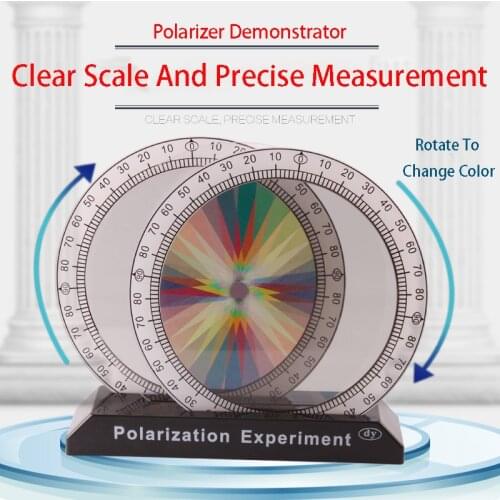 Color or Black-and-white Polarizer, Student Experiment Teaching Instrument, Physical Optics Experiment Demonstrator Set