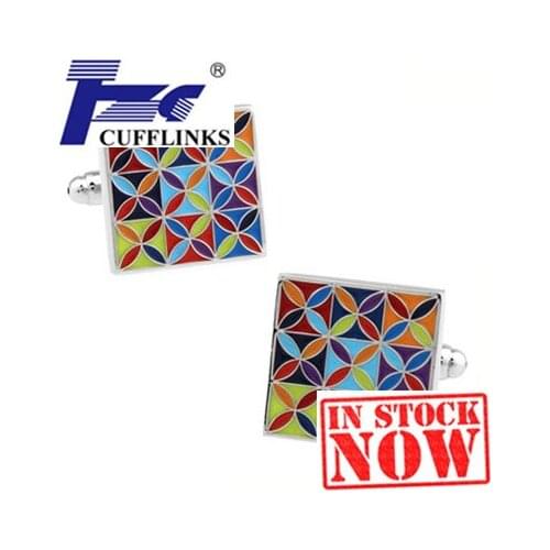 Flowers Blossom Cufflink Cuff Link 2 Pairs Free Shipping