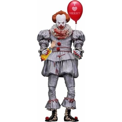 It Movie Pennywise Bloody Version Joints Movable 7-inches Action Figure Model Ornaments Toys Adult Collection