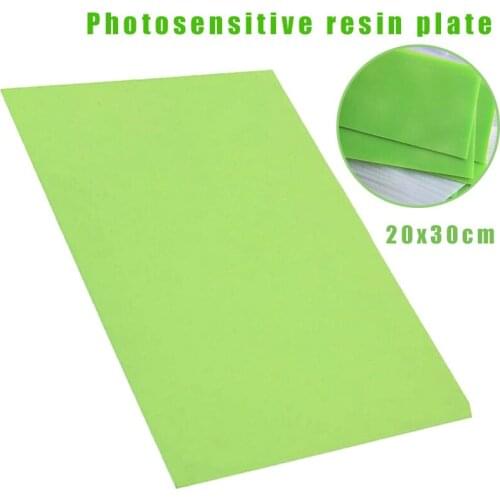 20x30cm Resin Stamp Making DIY Photopolymer Plate Craft Letterpress Polymer Polymer Die Solid Water Soluble Parts Home Easy Use