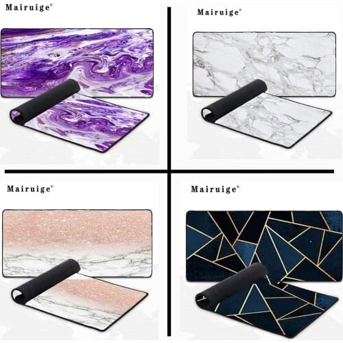 Hot Sale Super Large Size Marble Texture HD Printing Gaming Mouse Pad Gaming Accessories Rubber Mouse Mat