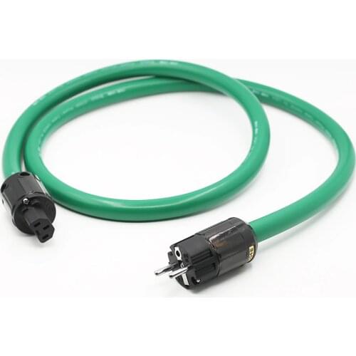 P108 Free shipping Audiocrast 2328 power line HIFI POWER CABLE Power Cord with EU Plug AC cable line hifi