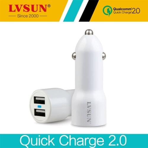LVSUN 5V 1A Quick Charger 2.0 Mini Car Charger DC Adapter for Samsung Galaxy S4 S3 Note 2 I9500 I9300 For iphone 5 5s LS-CR12Q