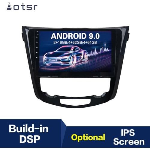 Android 9.0 IPS GPS Navigation Car Radio Player For Nissan X-trail/Qashqai 2014-2018 Multimedia Player Head Unit Tape Recorder