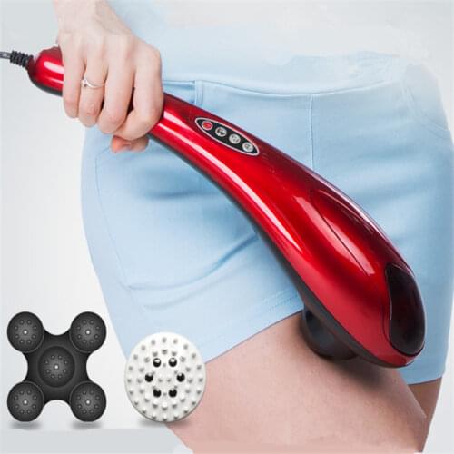 Massager for Body Back Massager Foot Massager for Neck and Back Massager Electric Body Massage Stick Dolphin Neck Massage Hammer
