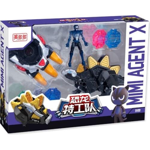 MiniForce Transformation Updated Version Action Figure Toys Agent Toys X Volt Semey Air Force Toys For Boys Gifts Dark Style 1