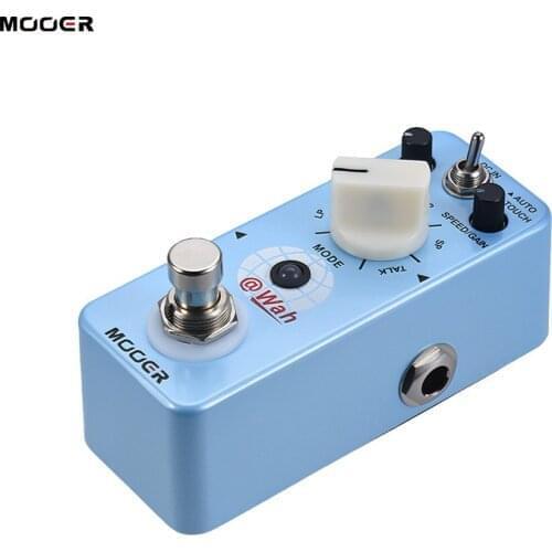 MOOER @Wah Digital Auto Wah Guitar Effect Pedal 5 ModesTrue Bypass Metal Shell With true bypass footswitch LED indicator light