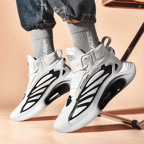 Men Basketball Boots Summer High Top Men Basketball Shoes Training Men Flywire Ankle Boots Damping High Quality Basket Sneakers
