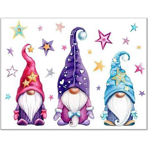 Round Diamond Full Diamond Painting Set DIY Set Living Room Kitchen Decoration Dwarf Elf