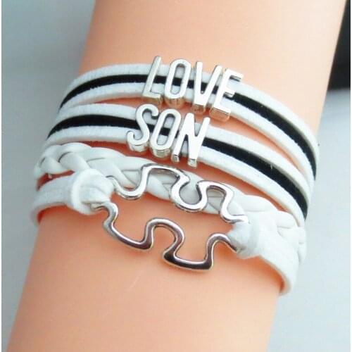 Charm love SON bracelets fashion pitfall charm bracelets fashion mom love son bangles