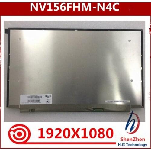Original 15.6" NV156FHM-N4C Laptop LCD screen IPS Display matrix NV156FHM N4C 1920*1080 FHD eDP 30 PINS notebook panel