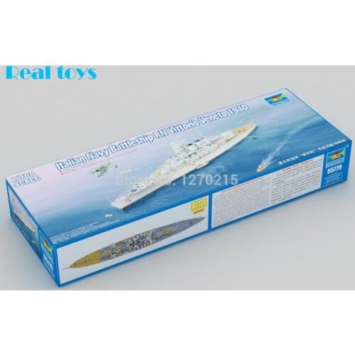 Trumpeter 05779 1/700 Italian Navy Battleship RN Vittorio Veneto 1940 plastic model kit