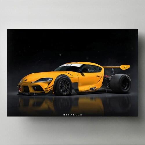 Supercar Posters Supra Big wheels Tuning Car Game Art Picture Canvas Painting Wall Art Prints Modern Home Room Decorations