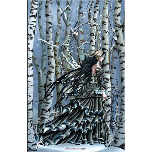 Counted Cross Stitch Kits Needlework Embroidery - Crafts 14 ct Aida DMC Color DIY Arts Handmade Home Decor - Aveliad the Forest