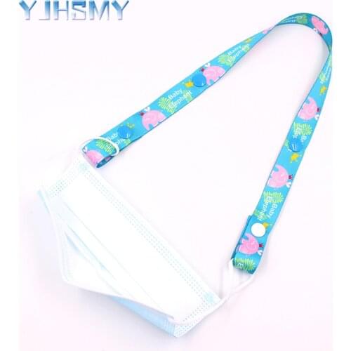 2pcs Cartoon Double sided 20 Style Face Mask Lanyard Mask Holder Adjustable Non-marking Ear lanyard