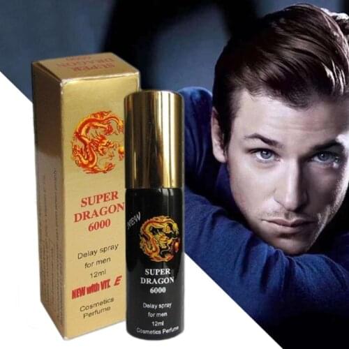 12ML Super Dragon Male 6000 Delay Spray Local Penis Extension Time Lubricant Appeal Thickening Cream