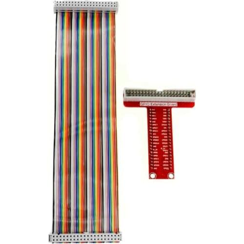 Compatible with Raspberry Pi B+ special accessories T-type GPIO expansion board 40P cable development board