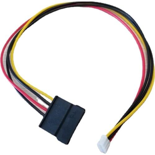 PH 2.0mm 4Pin Small Type to 15Pin HDD SATA Power Supply Cable Cord 18AWG Wire For Industrial all-in-one PC & HD PC & Mini PC DIY