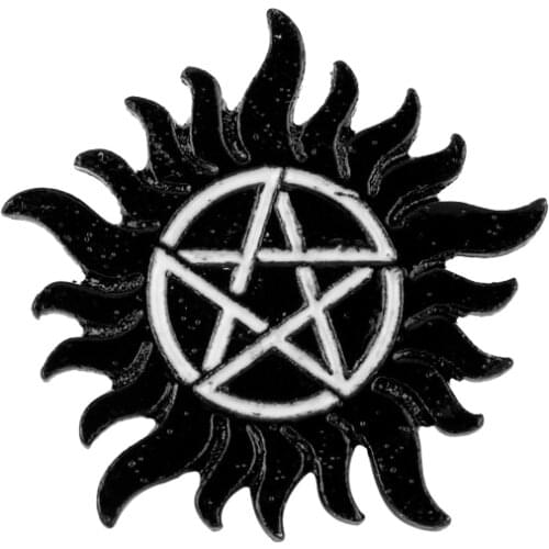 Supernatural TV series Metal Enamel Pins and Brooches for Women Men Lapel Pin backpack bags badge Gifts