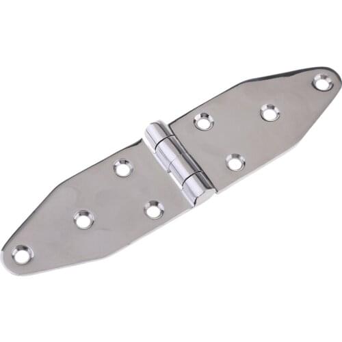 1Pc Polished Boat Marine Stainless Steel Heavy Duty Cabin Strap Hinge