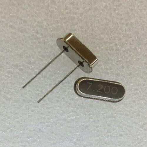 20pcs/LOT 7.200MHZ 7.200M 7.200 HC-49S Quartz crystal resonator crystal