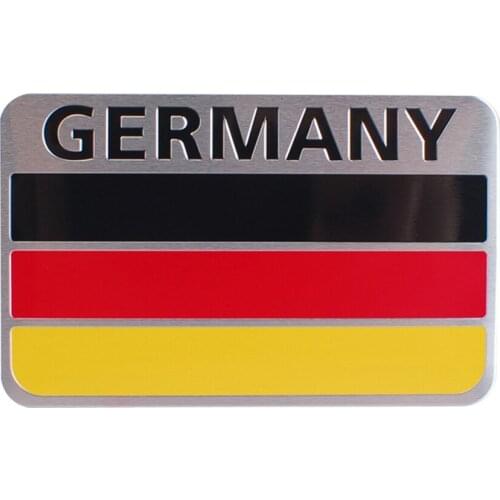 3D Metal Germany Flag Car Stickers Decals Car Whole Body Stickers Car Exterior Decoration Car Accessories for Mercedes Benz W204