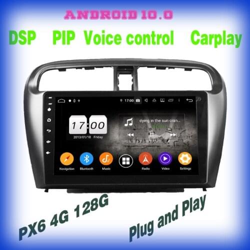 9" PX6 Voice control Android 10.0 Car GPS Radio Player for Mitsubishi Mirage GT G4 bluetooth with DSP 4+128GB Auto Stereo