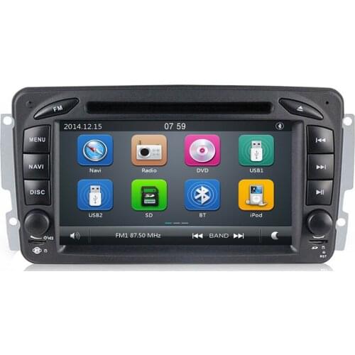 2 Din Car DVD Player For W203 Mercedes Benz Vito W639 W168 Vaneo Clk W209 W210 M/ML Multimedia Radio Audio Navigation