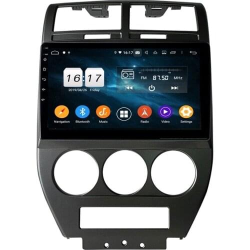 4gb+128gb CarPlay 10.1" PX6 Android 10 Car DVD Player for Jeep Compass 2007-2010 DSP Radio GPS Bluetooth 5.0 WIFI Easy Connect