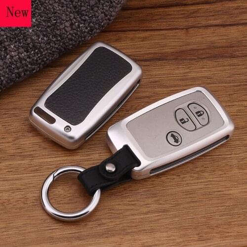 High-Quality Aluminium Alloy Car Smart Key Case Cover Fob for Toyota Prado Middle East Land Cruiser Land Cruiser