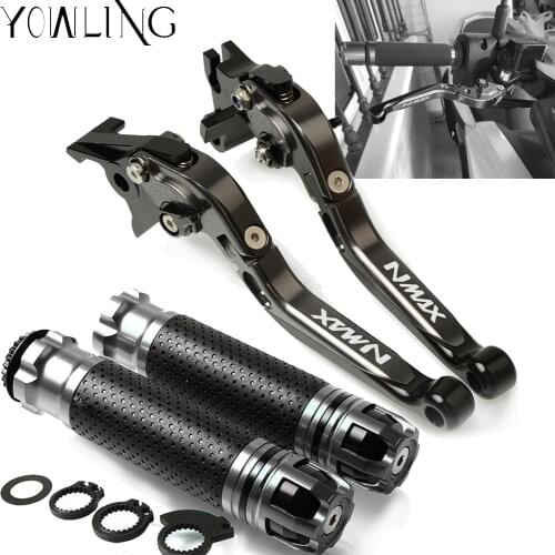 For YAMAHA NMAX 155 125 NMAX155 NMAX125 N-MAX 155 125 2015-2017 Motorcycle Brake Clutch Levers Handlebar grip Handle Hand Grips