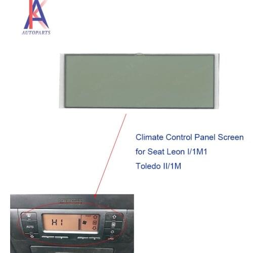 Air Conditioning LCD Display Screen For Seat Leon Toledo Heating Climate Control Panel Pixel Repair