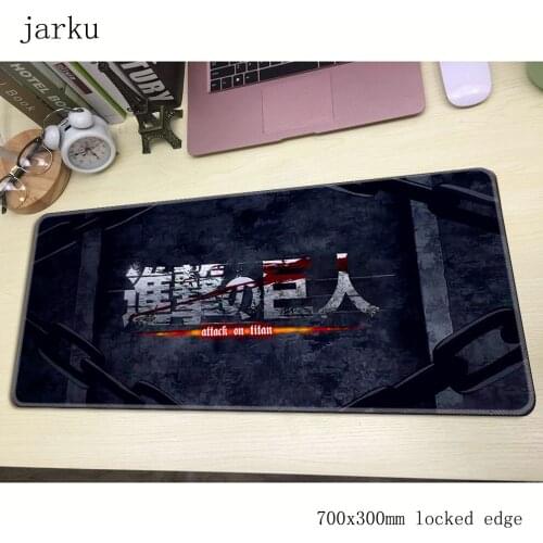 Attack on Titan mousepad gamer 700x300X3MM gaming mouse pad Armin Arlert notebook pc accessories laptop padmouse ergonomic mat