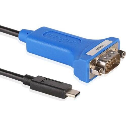Type-C USB-C to RS232 serial converter adapter cable win10 type c to db9 COM Converter