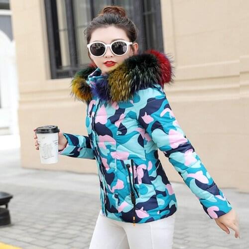 Winter Jacket Women Cotton Short Jacket 2019 New Girls Padded Slim Warm Parkas Stand Collar Coat Female Autumn Outerwear