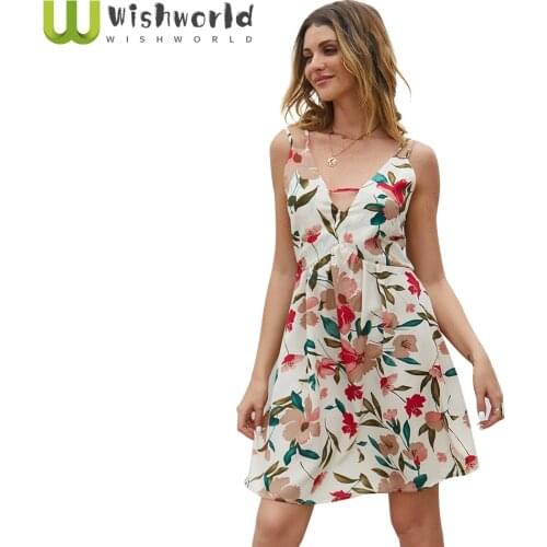 In the Summer of 2021 the New Print Dress Fashion Belt Tight Sexy Condole Super Cute Short Dress Sleeveless Miniskirt