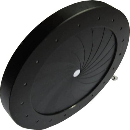 Manual Zoom Adjustable Mechanical Iris Diaphragm Aperture for Microscope and Camera Adapter