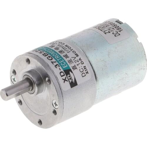 XD-37GB520 DC12V 10W 300RPM Micro Gear Motor High Torque Adjustable