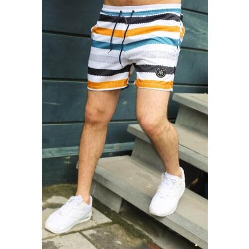 Male Mustard Seafood Pool Swimming Shorts