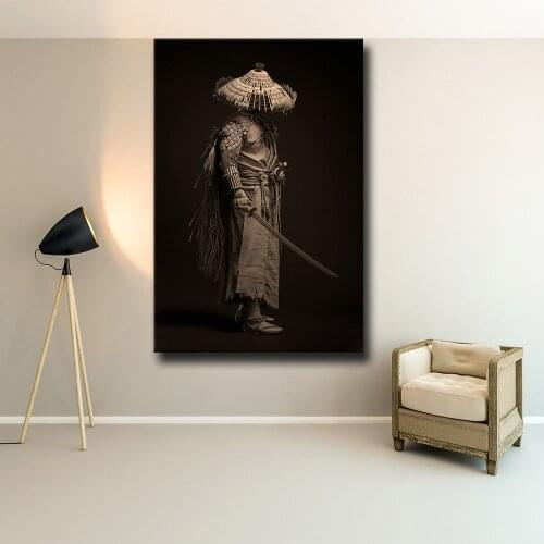 Soul Of Tsushima Popular Game Poster War Sword Weapon Characters HD Print Canvas Painting Living Room Decoration Painting