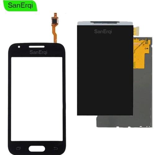 SanErqi For Samsung Galaxy Trend Lite 2 G318 G318H Duos Black White Touch Screen Digitizer Panel Glass + LCD