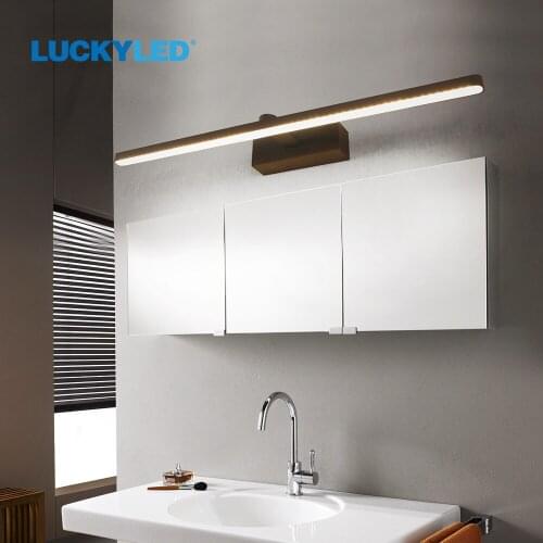 LUCKYLED Led Wall Light Industrial Style AC85-265V Brown Wall Lamp for Living room Bathroom Dining room Indoor Wall Sconce