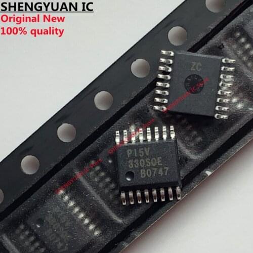 10 pcs/lot PI5V330SQEX PI5V330SQE QSOP-16 Low On-Resistance Wideband/Video Quad 2-Channel Mux/DeMux 100% new imported original